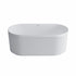 Dowell 59" Freestanding Fluted Acrylic Oval Bathtub - 60 Gallon Capacity - 081 5930 Series
