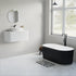 Dowell 59" Freestanding Fluted Acrylic Oval Bathtub - 60 Gallon Capacity - 081 5930 Series