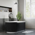 Dowell 67" Freestanding Fluted Acrylic Oval Bathtub - 70 Gallon Capacity - 081 6731 Series