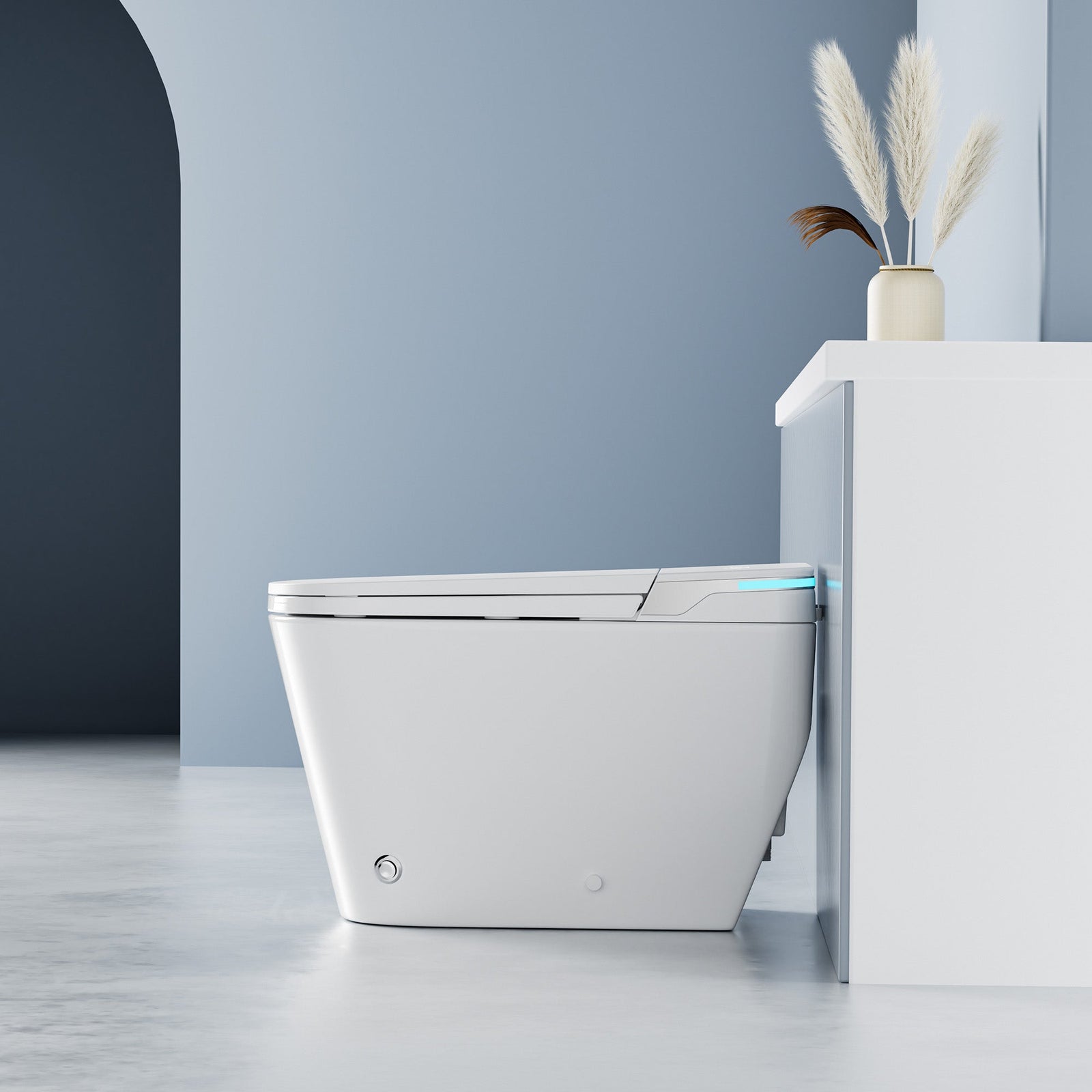 Dowell Smart Toilet With water tank, Auto cover open/close, No water pressure limitation,Whisper-quiet flushing - 093 Series