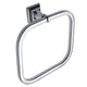 Dowell 7-3/4" Wall-Mounted Towel Ring - Brass with Chrome or Brushed Nickel Finish - 1001 06 Series