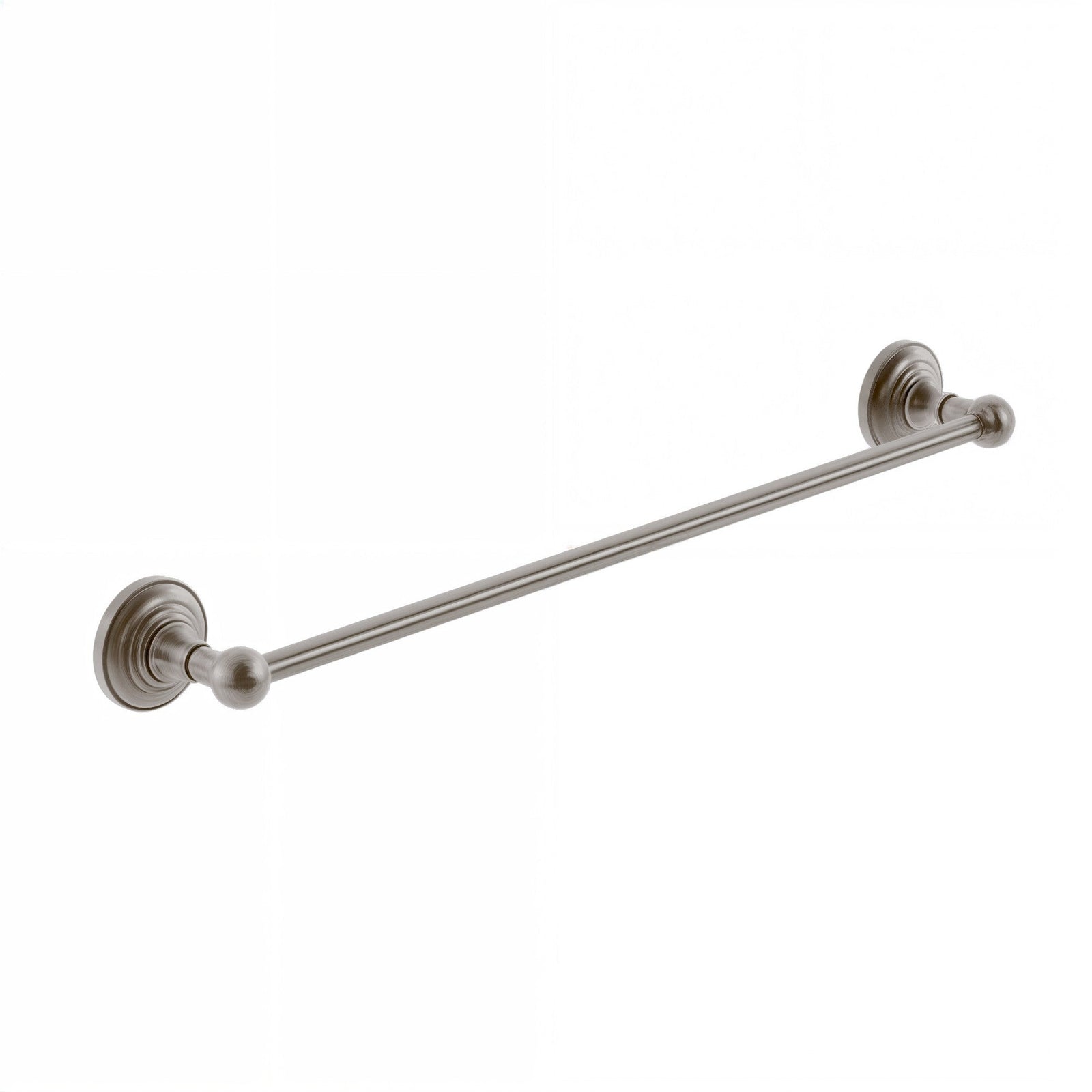 Dowell 4-Piece Bathroom Accessory Set- Rounded Design - Bath Towel Bar, Hand Towel Ring, Toilet Paper Holder, Towel/Robe Hook - 1003 41 Series