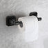Dowell 4-Piece Bathroom Accessory Set- Rectangular Design - Bath Towel Bar, Hand Towel Ring, Toilet Paper Holder, Towel/Robe Hook - 1004 41 Series