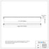 Dowell Cabinet Handle, Zinc Alloy Bar Pulls, 3007 Series