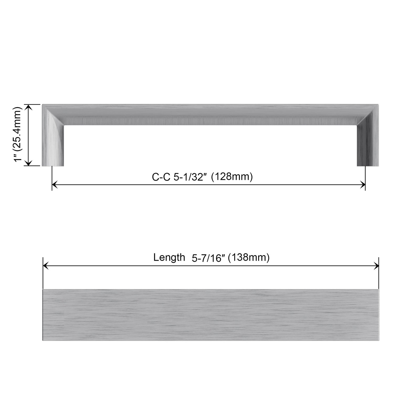 Dowell Cabinet Handle, Zinc Alloy Bar Pulls, 3007 Series
