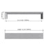 Dowell Cabinet Handle, Zinc Alloy Bar Pulls, 3007 Series