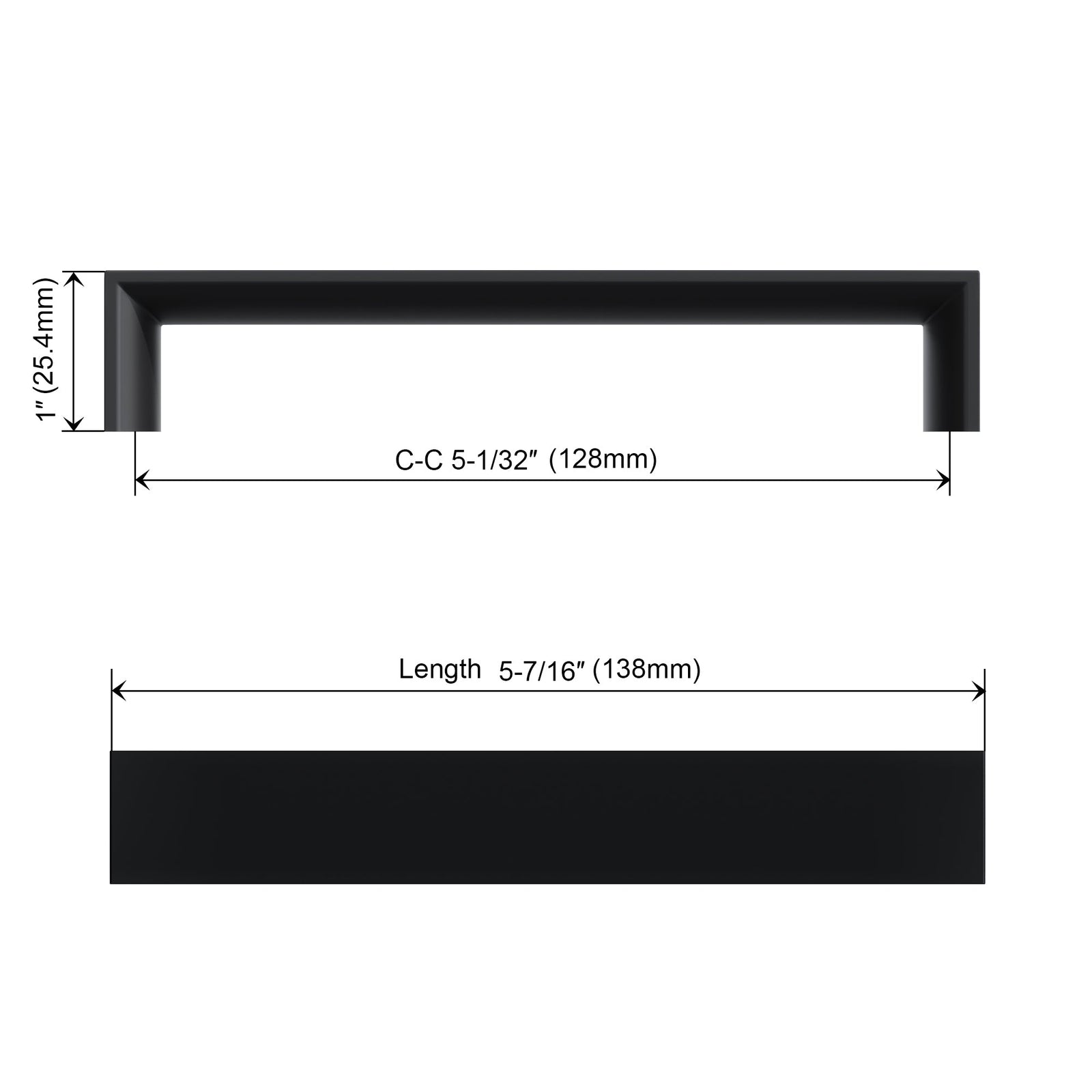 Dowell Cabinet Handle, Zinc Alloy Bar Pulls, 3007 Series