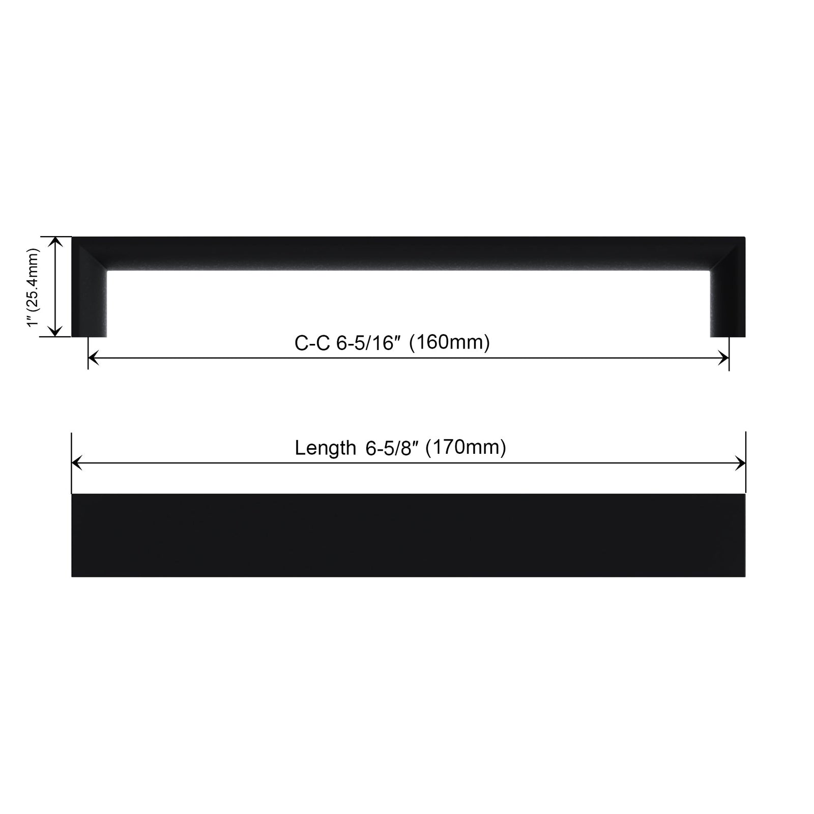 Dowell Cabinet Handle, Zinc Alloy Bar Pulls, 3007 Series