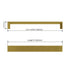 Dowell Cabinet Handle, Zinc Alloy Bar Pulls, 3007 Series
