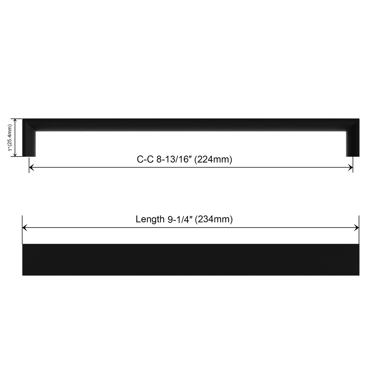 Dowell Cabinet Handle, Zinc Alloy Bar Pulls, 3007 Series