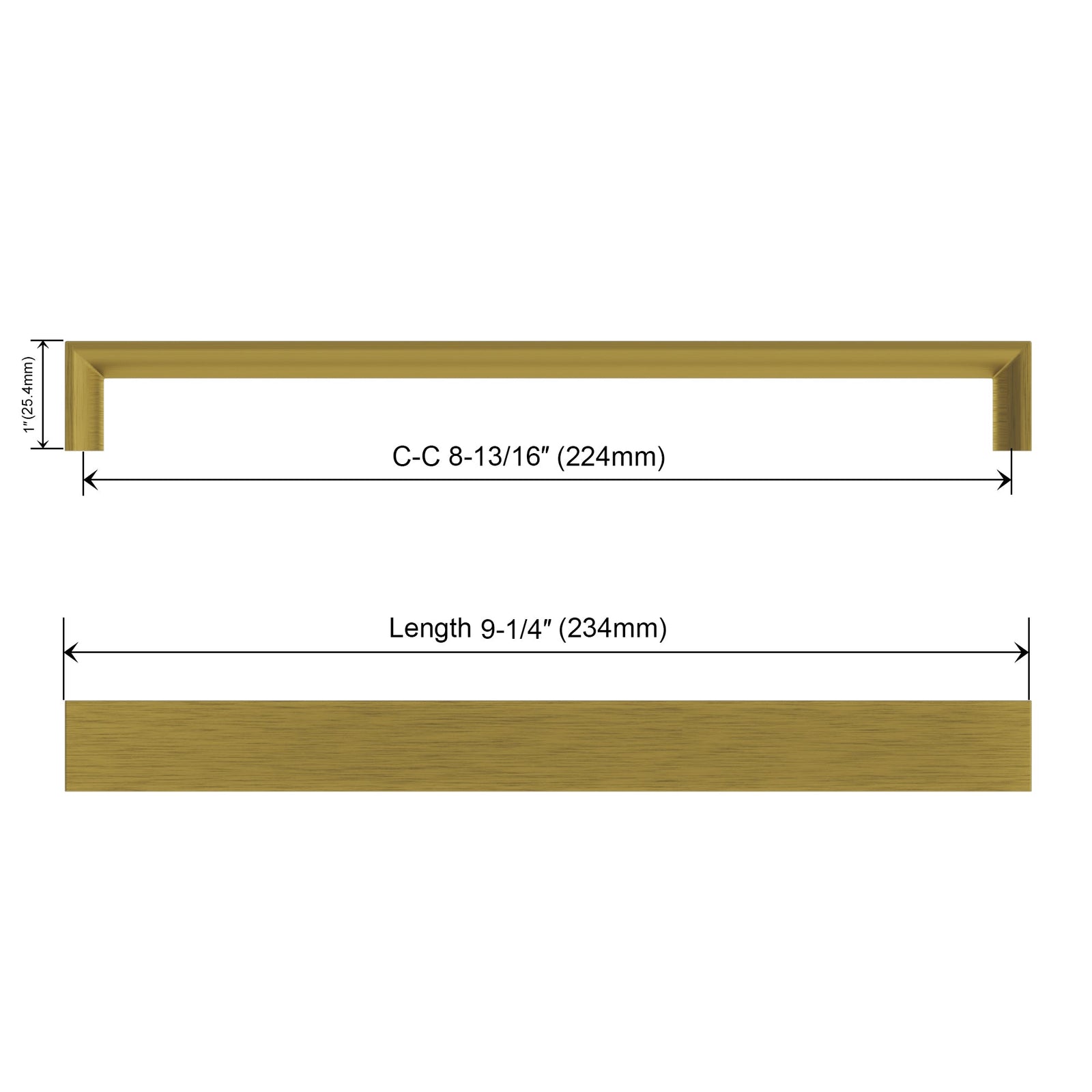 Dowell Cabinet Handle, Zinc Alloy Bar Pulls, 3007 Series