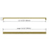 Dowell Cabinet Handle, Zinc Alloy Bar Pulls, 3007 Series