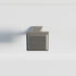Dowell 1-1/4" Cabinet Pulls - Zinc Alloy, Square, 10 Pack - 3011 032 Series