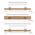 Dowell Cabinet Handle, Bar Pulls, Zinc Alloy-3011 Series