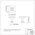 Dowell 1-1/4" Cabinet Pulls - Zinc Alloy, Square, 10 Pack - 3011 032 Series