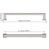 Dowell Cabinet Handle, Bar Pulls, Zinc Alloy-3011 Series