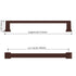 Dowell Cabinet Handle, Bar Pulls, Zinc Alloy-3011 Series