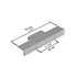 Dowell Cabinet Handle, Finger Pulls, 10 Pack - 3063 Series
