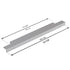 Dowell Cabinet Handle, Finger Pulls, 10 Pack - 3063 Series