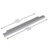 Dowell Cabinet Handle, Finger Pulls, 10 Pack - 3063 Series