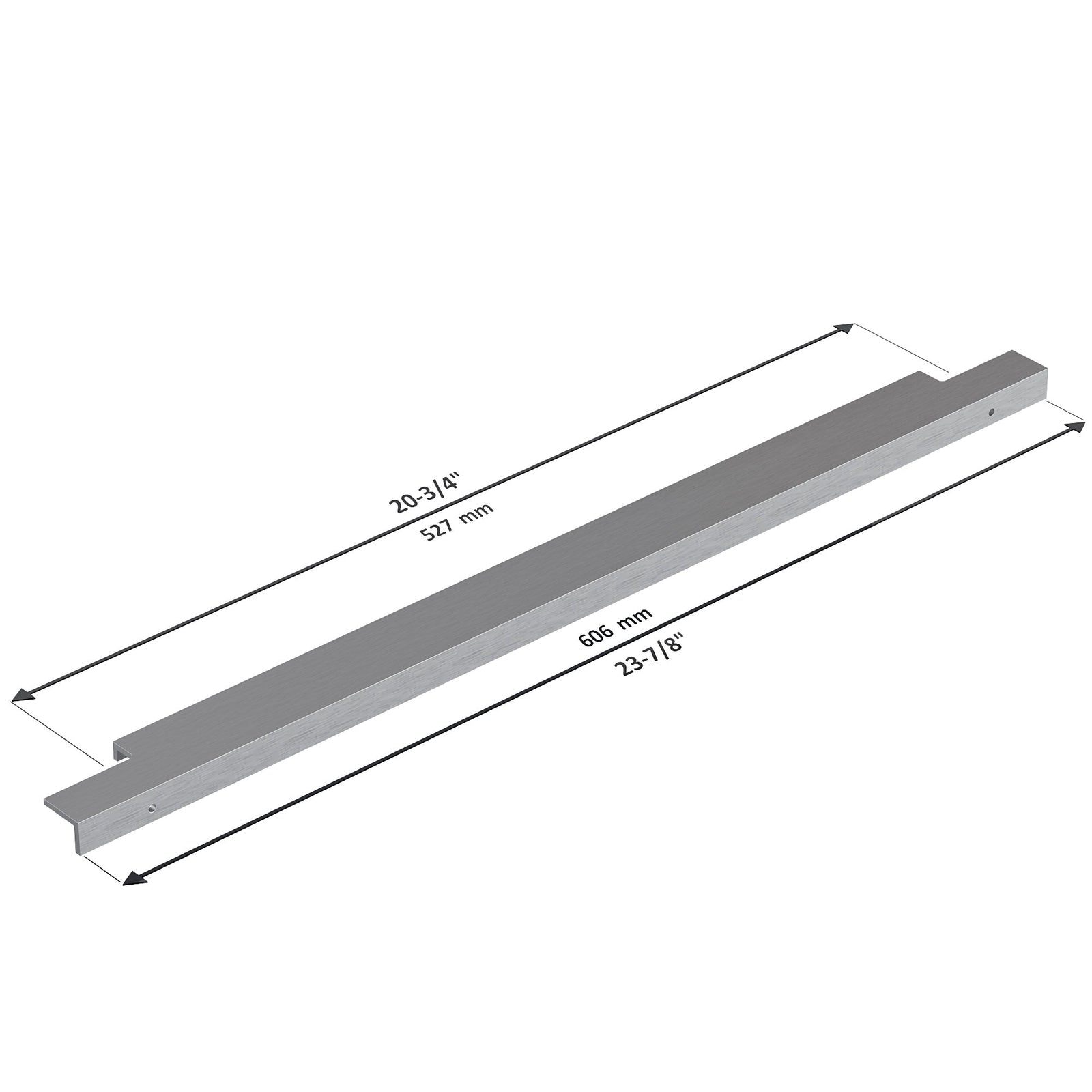 Dowell Cabinet Handle, Finger Pulls, 10 Pack - 3063 Series