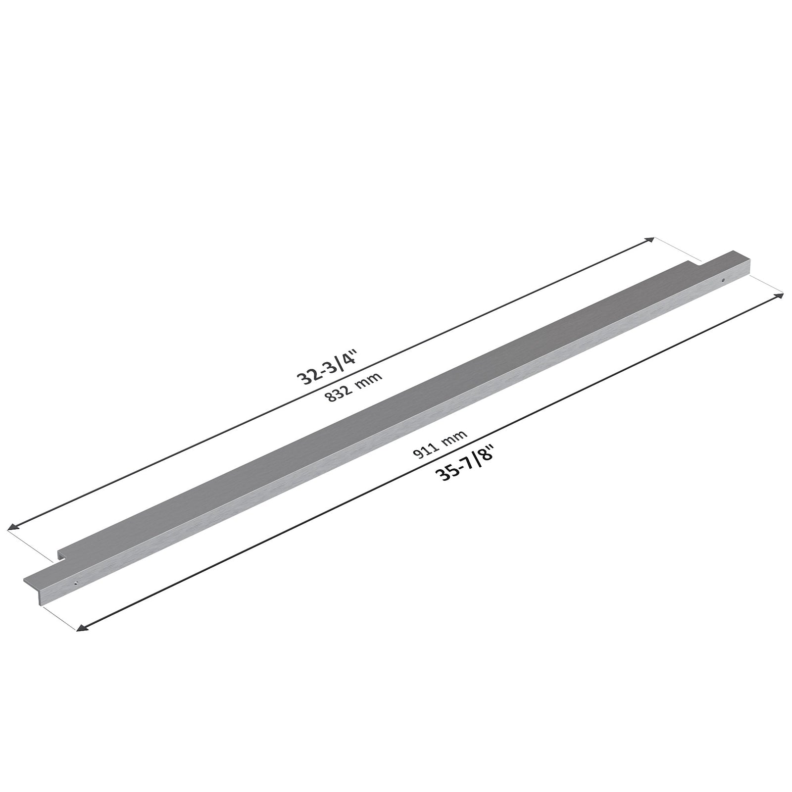 Dowell Cabinet Handle, Finger Pulls, 10 Pack - 3063 Series