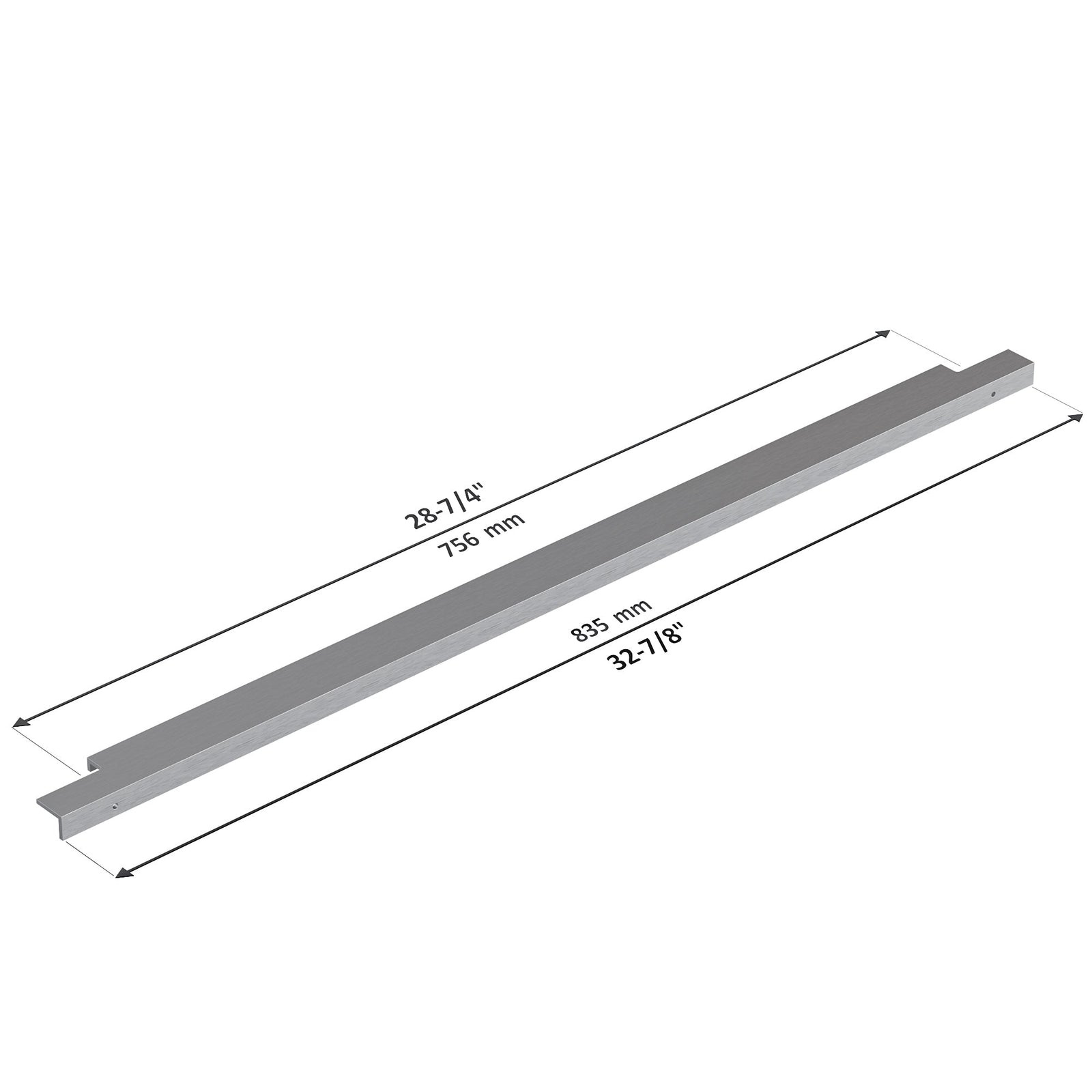 Dowell Cabinet Handle, Finger Pulls, 10 Pack - 3063 Series
