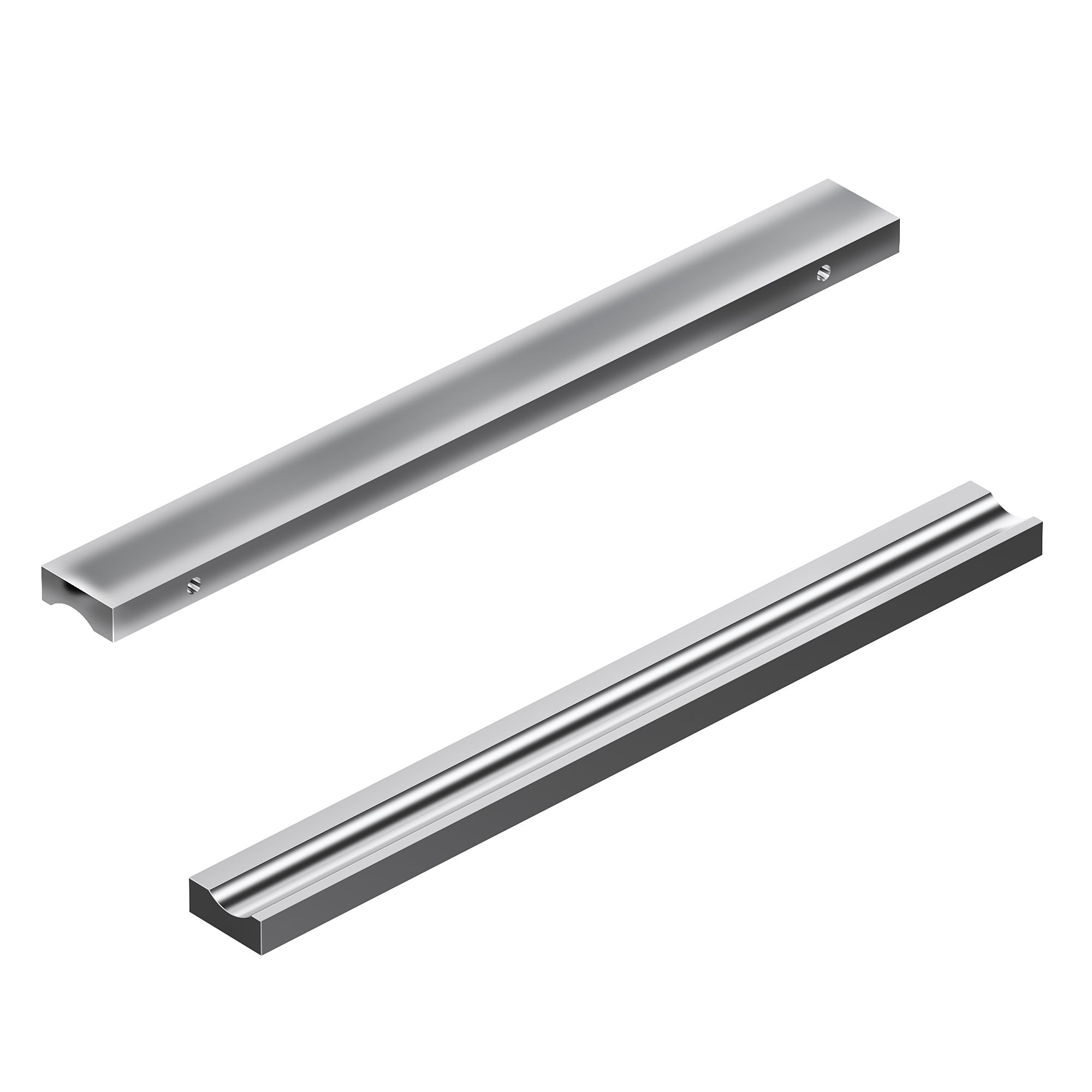 Dowell Cabinet Handles-Aluminum Cabinet Drawer/Door Finger Pulls-3064 Series