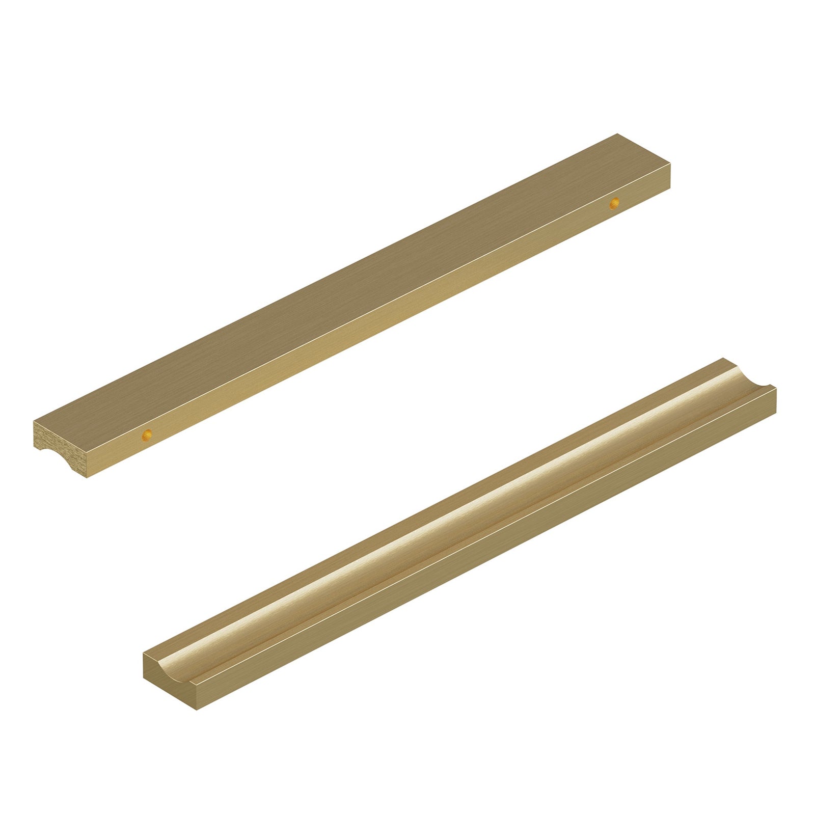 Dowell Cabinet Handles-Aluminum Cabinet Drawer/Door Finger Pulls-3064 Series