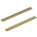 Dowell Cabinet Handles-Aluminum Cabinet Drawer/Door Finger Pulls-3064 Series