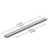 Dowell Cabinet Handles-Aluminum Cabinet Drawer/Door Finger Pulls-3064 Series