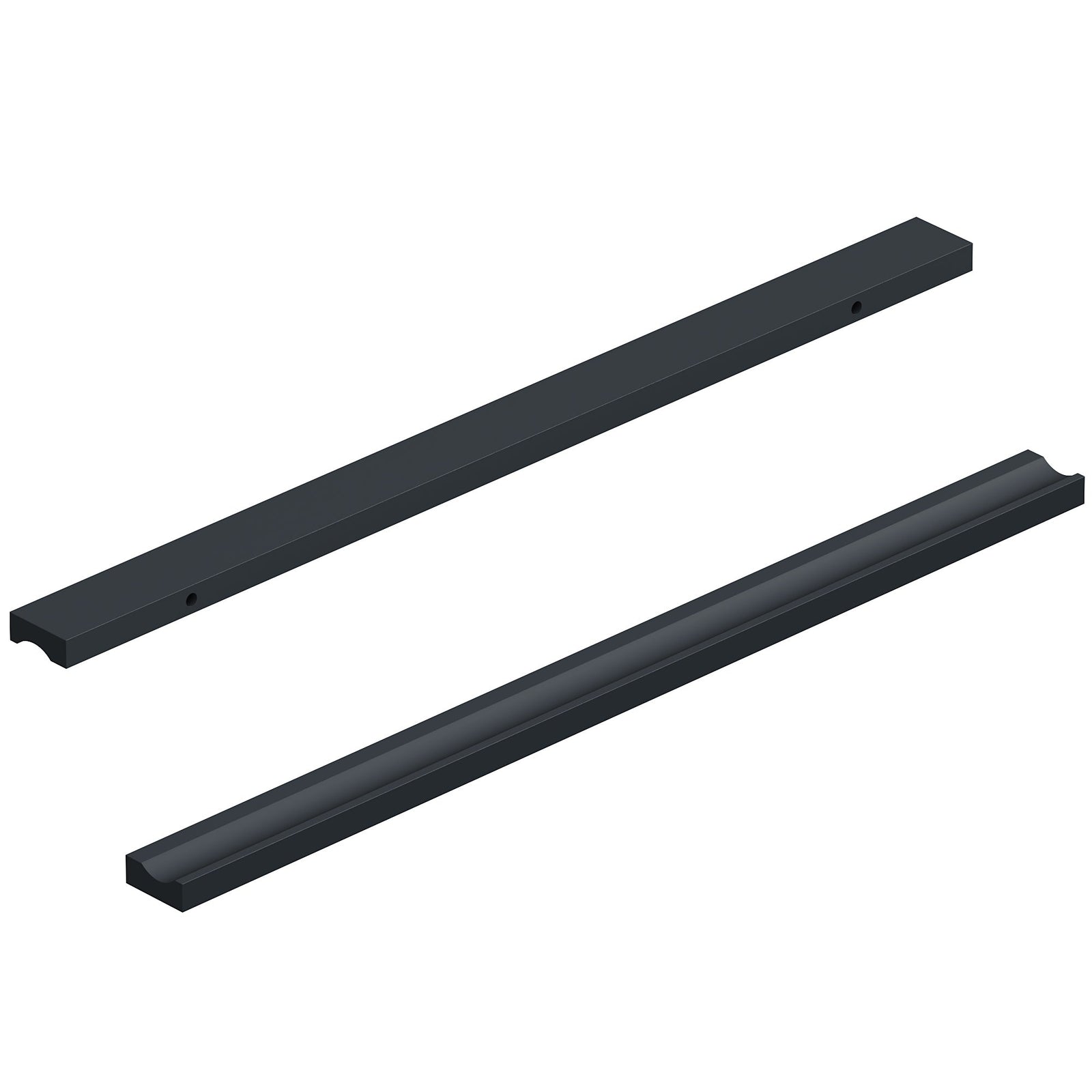 Dowell Cabinet Handles-Aluminum Cabinet Drawer/Door Finger Pulls-3064 Series