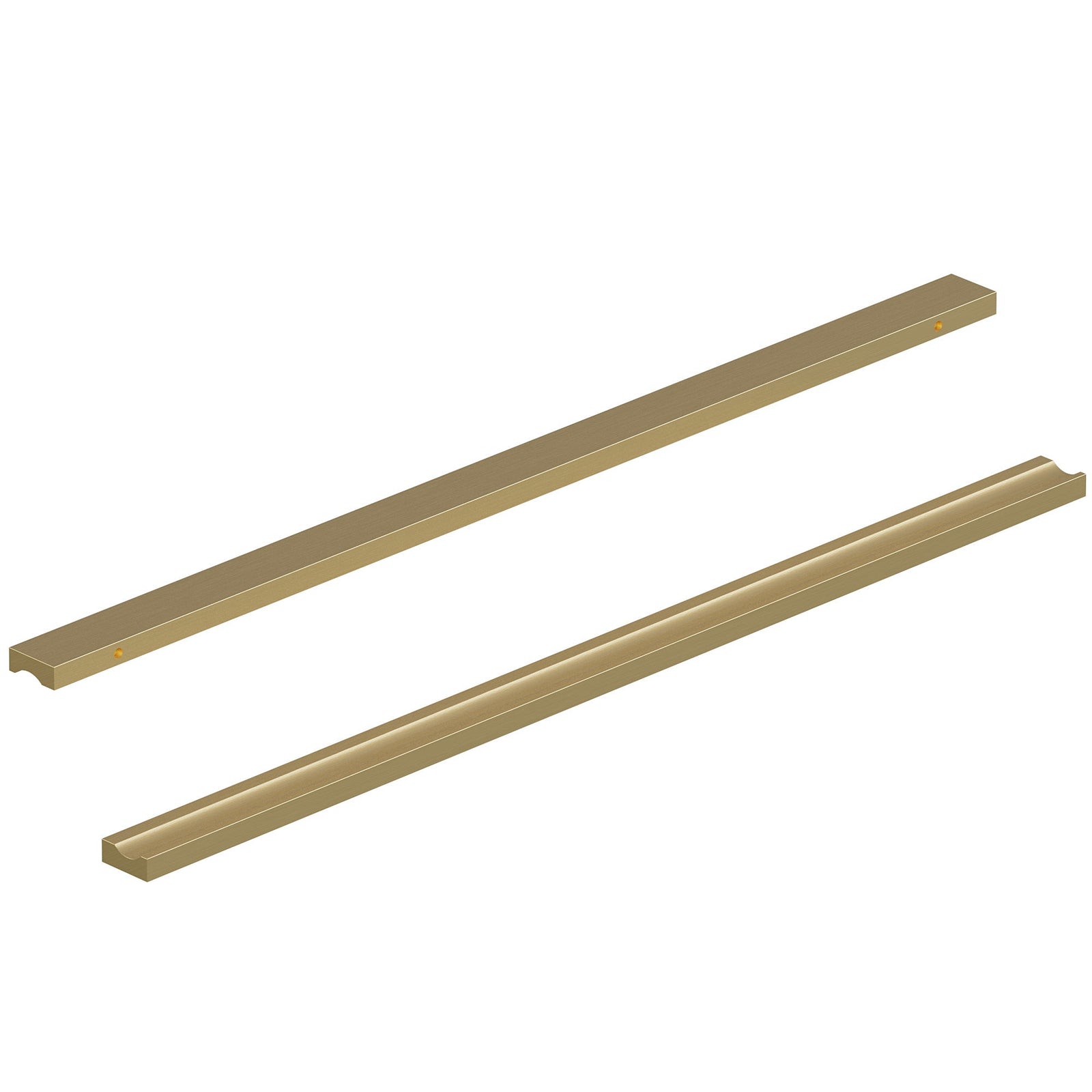 Dowell Cabinet Handles-Aluminum Cabinet Drawer/Door Finger Pulls-3064 Series