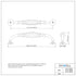 Dowell 5-3/4" Cabinet Pulls - Zinc Alloy, 5-1/32" Center-to-Center, 10 Pack - 3131 128 Series