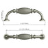 Dowell 4-1/2" Cabinet Pulls - Zinc Alloy, 3-3/4" Center-to-Center, 10 Pack - 3131 096 Series