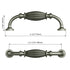 Dowell 4-1/2" Cabinet Pulls - Zinc Alloy, 3-3/4" Center-to-Center, 10 Pack - 3131 096 Series