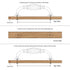 Dowell 4-1/2" Cabinet Pulls - Zinc Alloy, 3-3/4" Center-to-Center, 10 Pack - 3131 096 Series