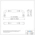 Dowell Cabinet Pulls Handle, Zinc Alloy 3132 Series-10Pack