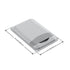 Dowell Gray Plastic Trash Can Lid - Compatible with Dowell 9gl/13gl Wastebasket - Grey Plastic - 4000 04L Series