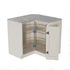 Dowell Lazy Susan - 24"/28"/32" 270 Degree/Kidney-Shaped, 2 Shelves, Kitchen Base Corner Cabinet Organizer, Chrome - 4001 270 Series