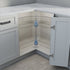 Dowell Lazy Susan - 24"/28"/32" 270 Degree/Kidney-Shaped, 2 Shelves, Kitchen Base Corner Cabinet Organizer, Chrome - 4001 270 Series