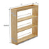 Dowell Base Pullout Spice Organizer with Adjustable Shelves for Base Kitchen Cabinet - 5" Base, 8" Base, 10" Base, Bottom Mounted, Soft Close Slides -4004 Series