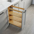 Dowell Base Pullout Spice Organizer with Adjustable Shelves for Base Kitchen Cabinet - 5" Base, 8" Base, 10" Base, Bottom Mounted, Soft Close Slides -4004 Series