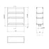 Dowell Base Pullout Spice Organizer with Adjustable Shelves for Base Kitchen Cabinet - 5" Base, 8" Base, 10" Base, Bottom Mounted, Soft Close Slides -4004 Series