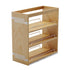 Dowell Base Pullout Spice Organizer with Adjustable Shelves for Base Kitchen Cabinet - 5" Base, 8" Base, 10" Base, Bottom Mounted, Soft Close Slides -4004 Series