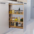 Dowell Base Filler Pullout Organizer with Adjustable Shelves - 3' Wide or 6" Wide, Wood - 4005 Series