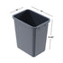 Dowell Base Cabinet Wastebasket Wooden Pullout with One or Two 20 Quart/5 Gallon Grey Plastic Bins - 4006 Series