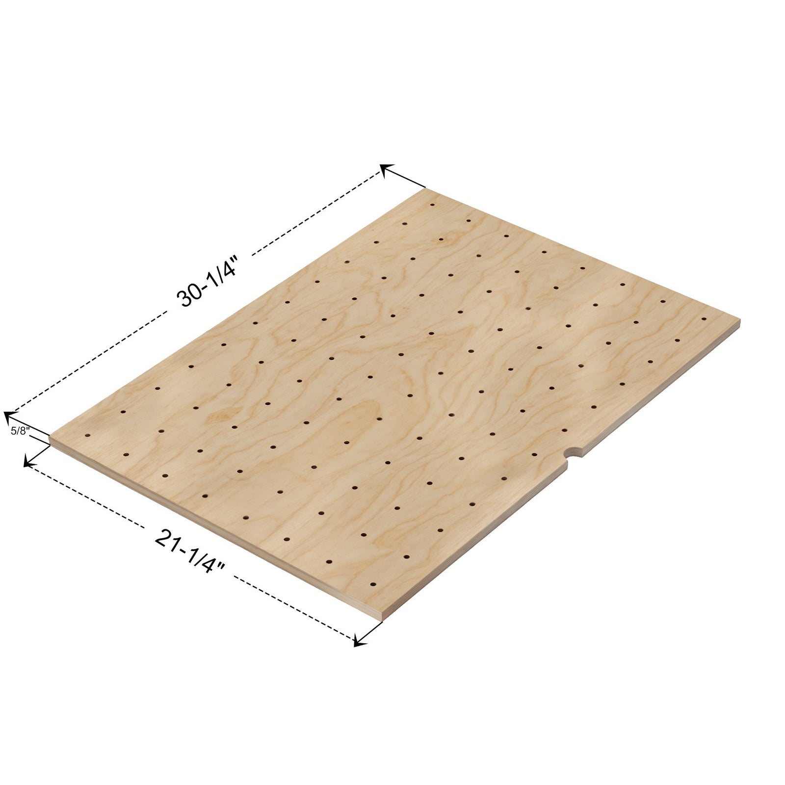 Dowell Kitchen Wood Pegboard Drawer Organizer ¡°(Pot, Pan & Plate Storage System, 24