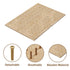 Dowell Kitchen Wood Pegboard Drawer Organizer ¡°(Pot, Pan & Plate Storage System, 24" x 21" (Trimmable) Organizer with 9 Wooden Pegs ¡°(4007 PEG Series
