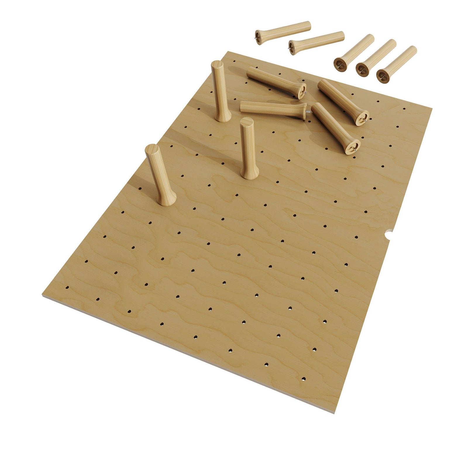 Dowell Kitchen Wood Pegboard Drawer Organizer ¡°(Pot, Pan & Plate Storage System, 24